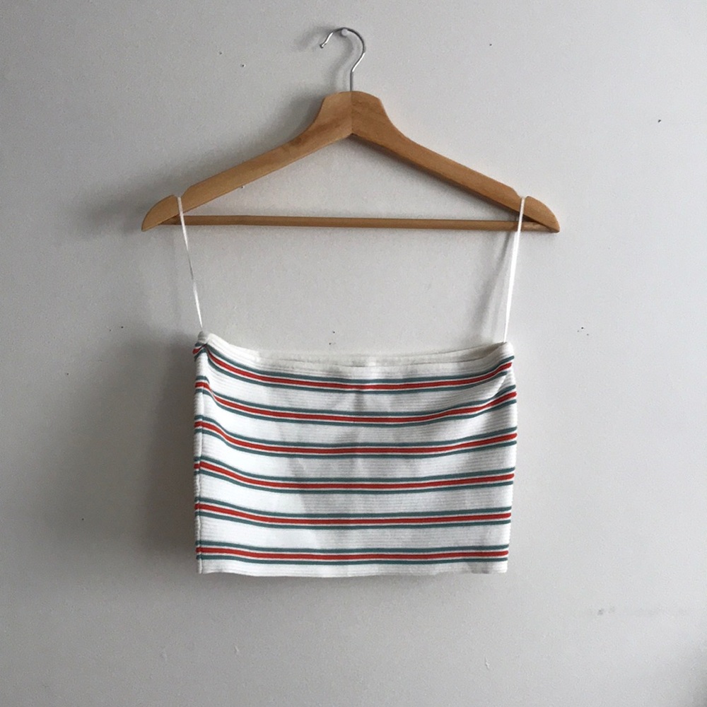Striped tube top